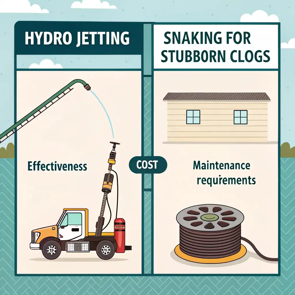 what is hydro jetting a clogged drain