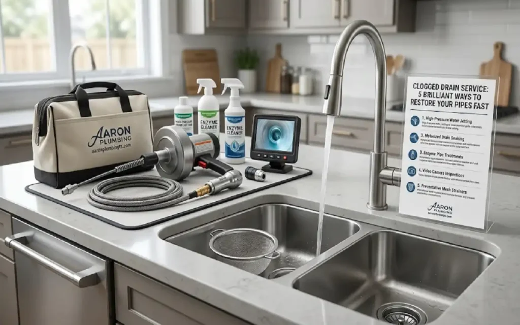 Clogged drain service near me