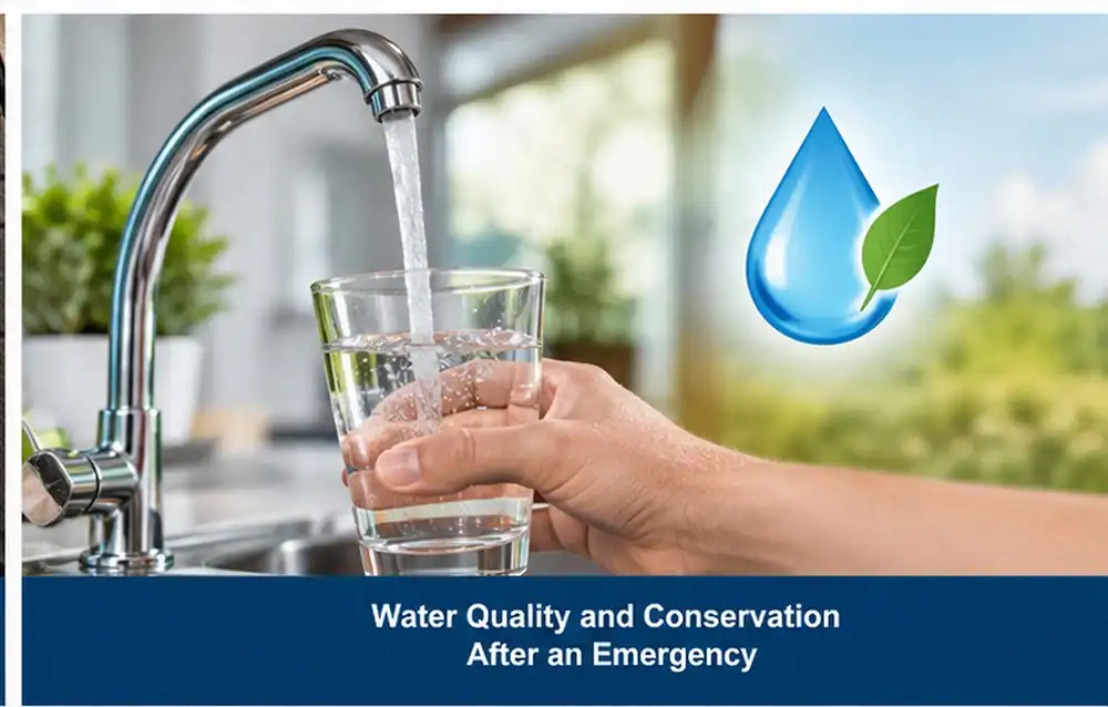 Water Quality and Conservation After an Emergency